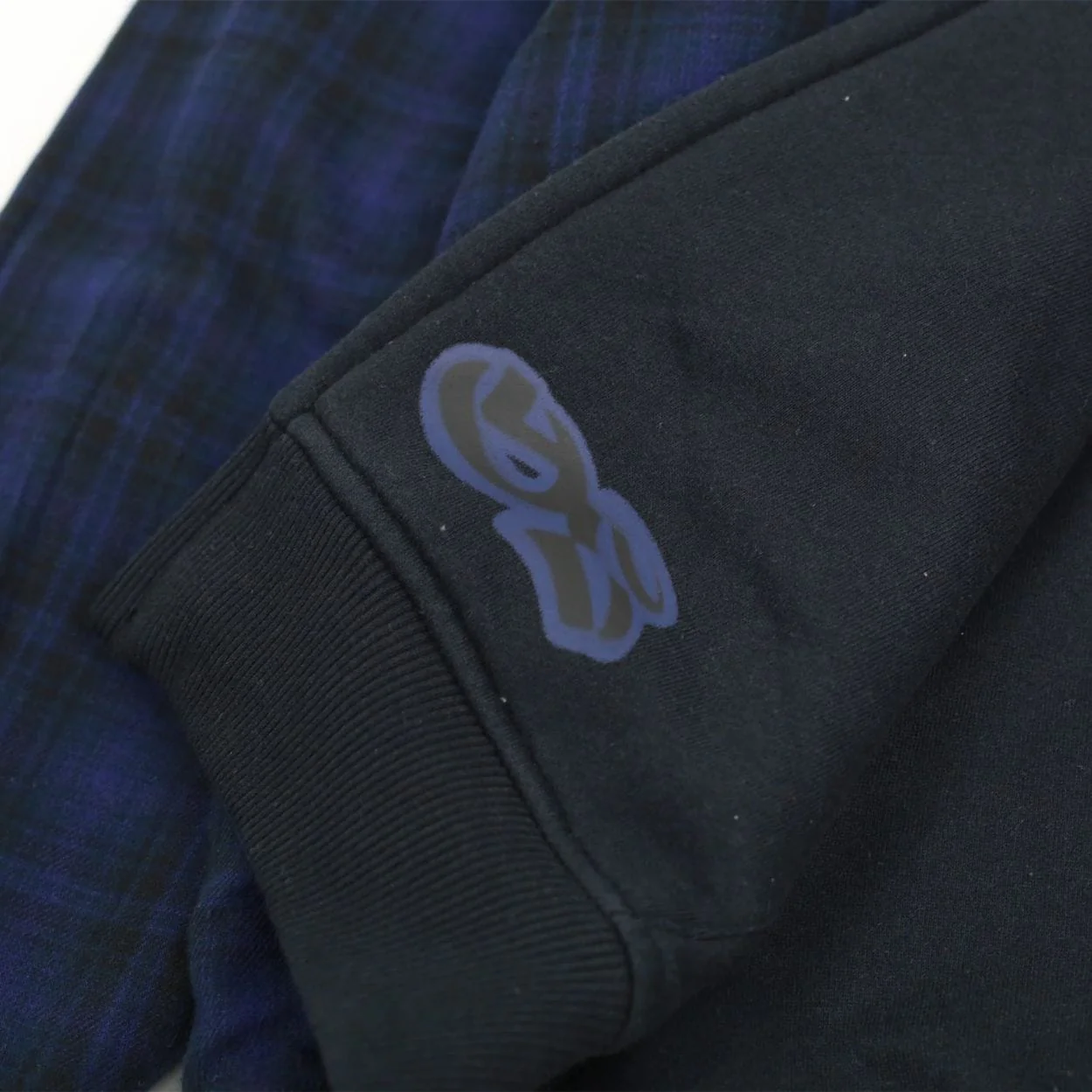 Yardsale Reversible Hoodie | Black & Indigo Blue - Image 5