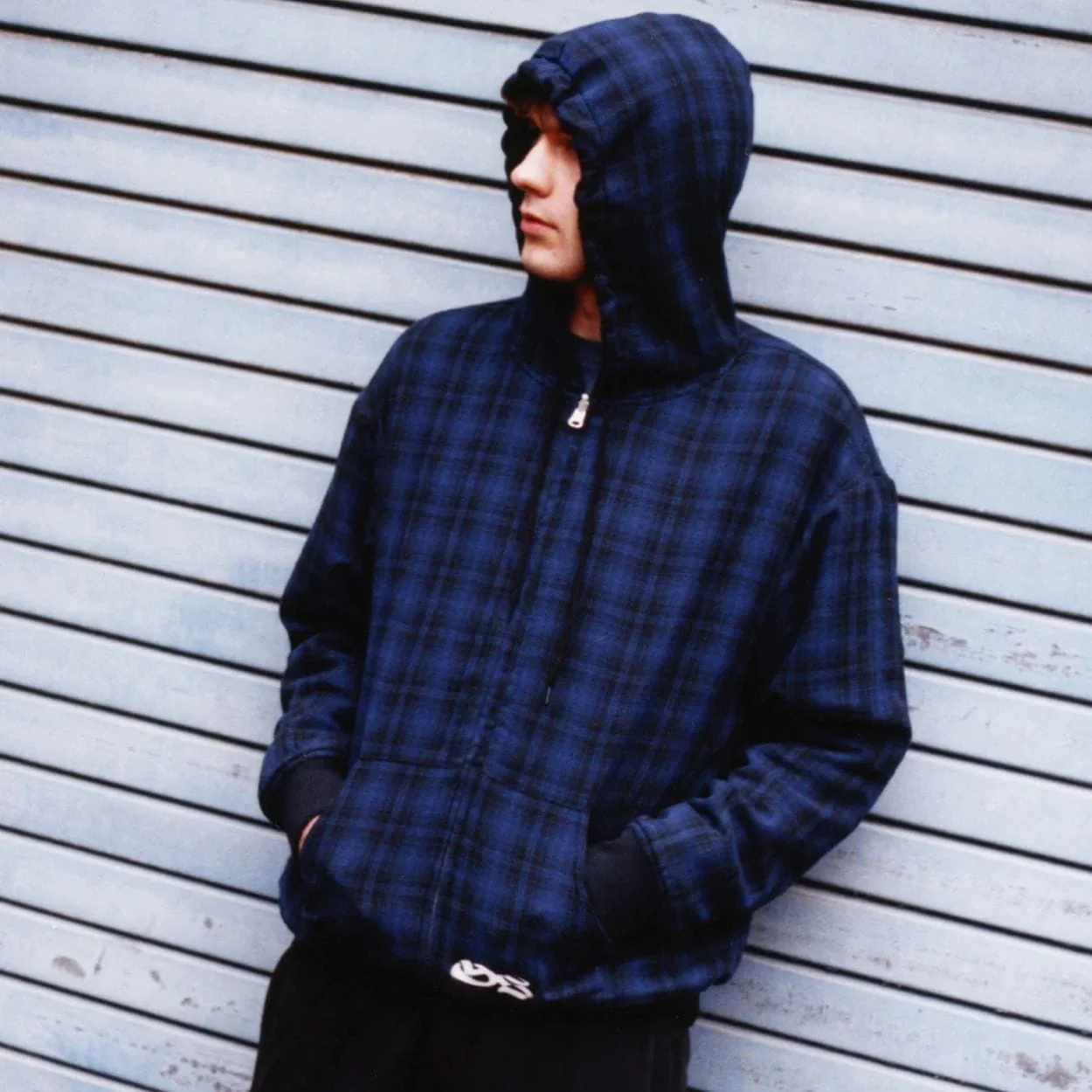 Yardsale Reversible Hoodie | Black & Indigo Blue - Image 6