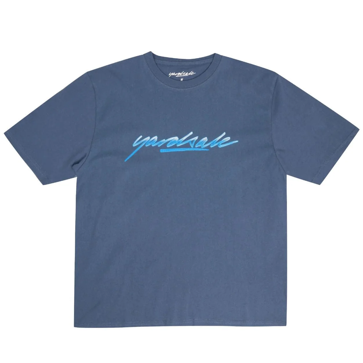 Yardsale Washed Script T-Shirt | Blue