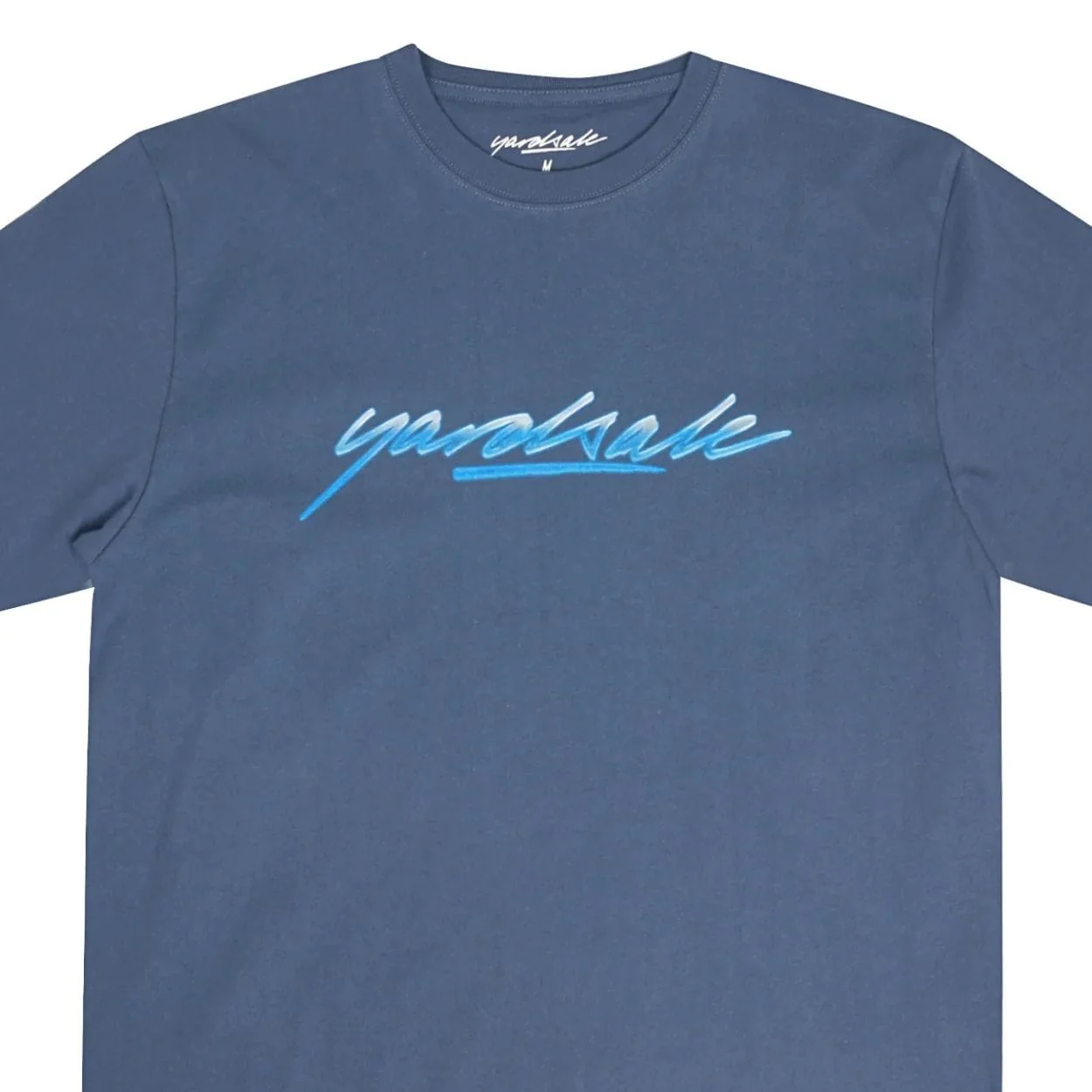 Yardsale Washed Script T-Shirt | Blue - Image 3